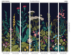 Botanical Fleur Indigo Mural (Large) by Origin Murals