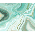Marbled Ink Emerald Mural (Large) by Origin Murals