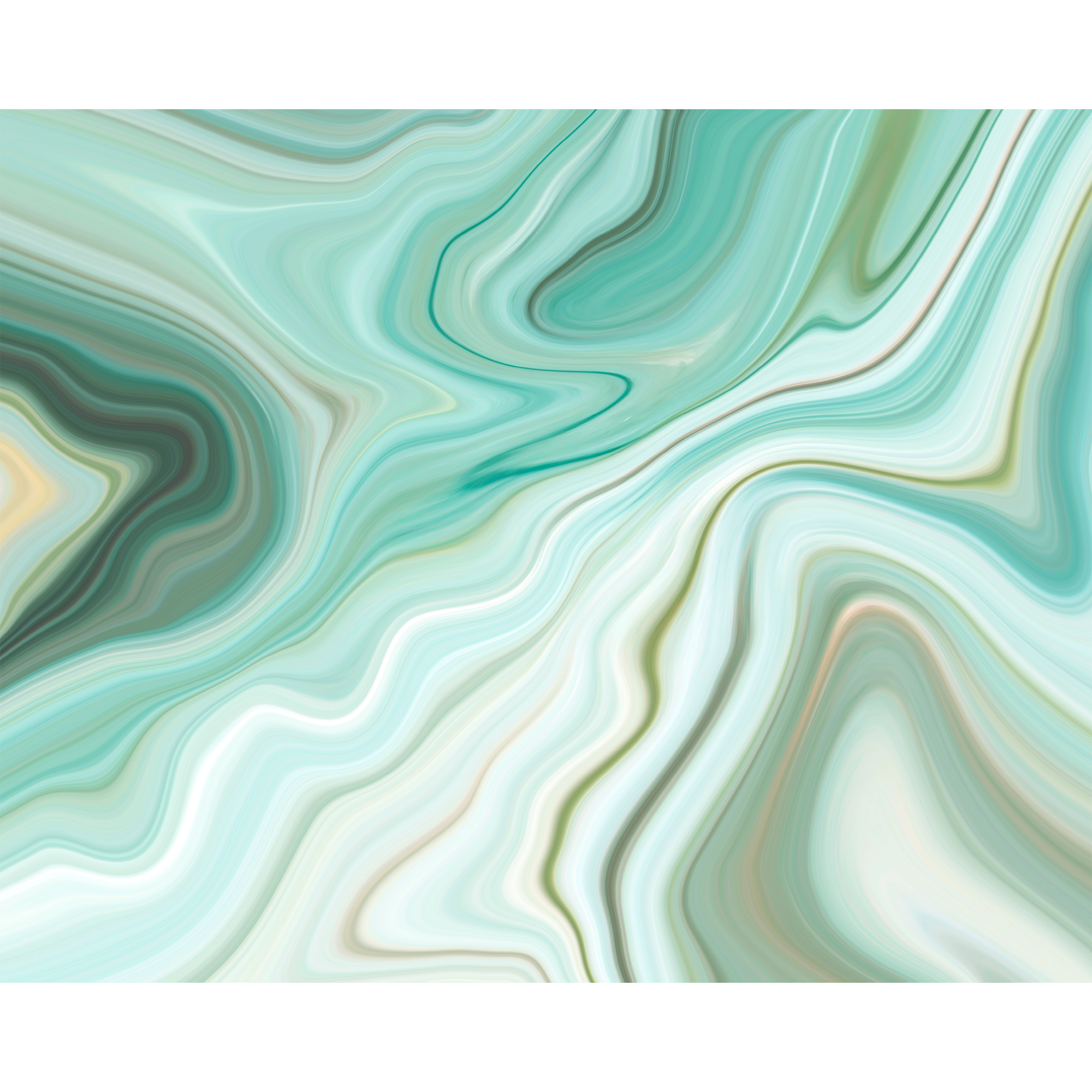 Marbled Ink Emerald Mural (Medium) by Origin Murals