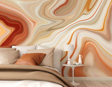 Marbled Ink Cinnamon Mural (Large) by Origin Murals