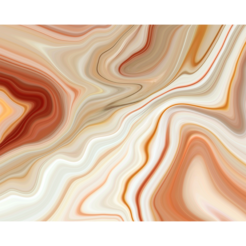Marbled Ink Cinnamon Mural (Medium) by Origin Murals