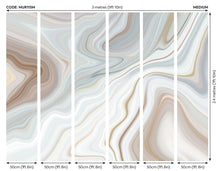 Marbled Ink Cloud Mural (Medium) by Origin Murals