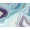 Marbled Ink Soft Teal Mural (Large) by Origin Murals