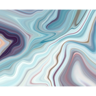 Marbled Ink Soft Teal Mural (Medium) by Origin Murals