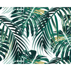 Tropical Leaves Emerald Mural (Large) by Origin Murals