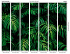 Rainforest Leaves Emerald Mural (Large) by Origin Murals