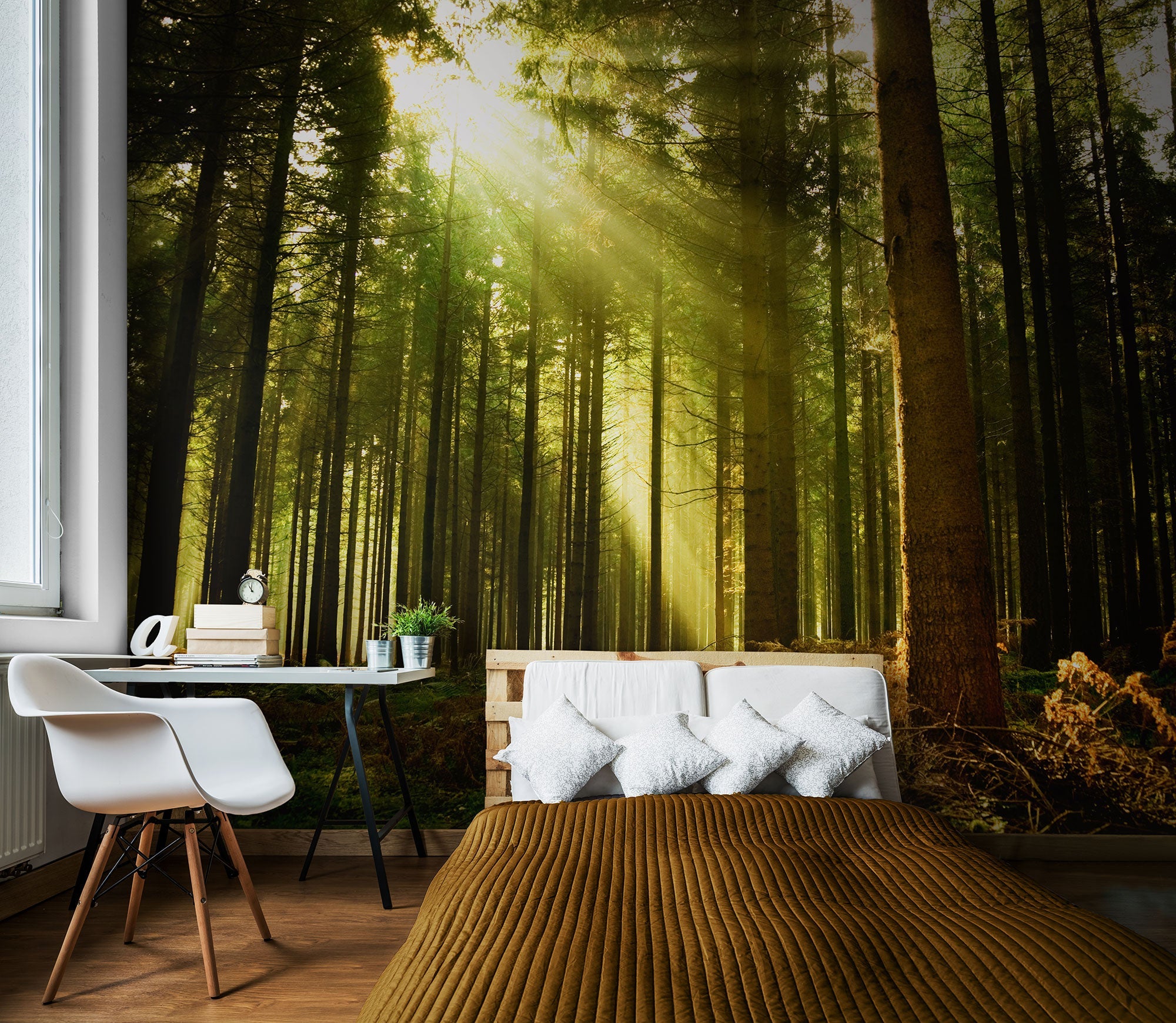 Spruce Forest Evergreen Mural (Large) by Origin Murals