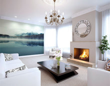 Misty Mountain Lake Ink Mural (Medium) by Origin Murals