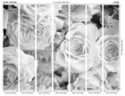 Petals Dove Grey Mural (Large) by Origin Murals