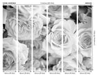Petals Dove Grey Mural (Medium) by Origin Murals