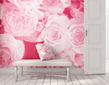 Petals Rose Pink Mural (Large) by Origin Murals