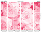 Petals Rose Pink Mural (Medium) by Origin Murals
