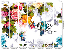 Hummingbird Garden Multi Mural (Large) by Origin Murals