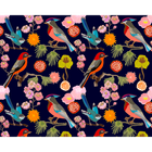Floral Birds Ink Mural (Large) by Origin Murals