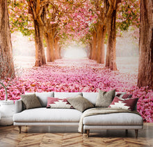 Blossom Trees Rose Pink Mural (Large) by Origin Murals