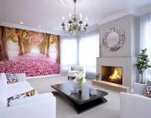 Blossom Trees Rose Pink Mural (Medium) by Origin Murals