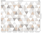 Geometric Natural Mural (Large) by Origin Murals