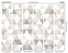 Geometric Natural Mural (Medium) by Origin Murals
