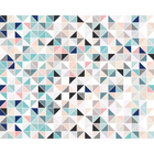 Geometry Blush & Jade Mural (Large) by Origin Murals