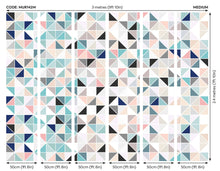 Geometry Blush & Jade Mural (Medium) by Origin Murals