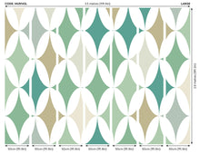 Green Formation Sage Mural (Large) by Origin Murals