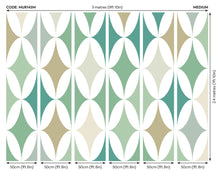Green Formation Sage Mural (Medium) by Origin Murals