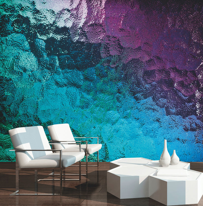 Coloured Glass Lapis Mural (Medium) by Origin Murals