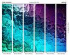Coloured Glass Lapis Mural (Medium) by Origin Murals