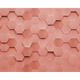 Metal Hexagons Rust Mural (Large) by Origin Murals
