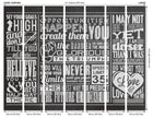 Chalk Quotes Blackboard Mural (Large) by Origin Murals