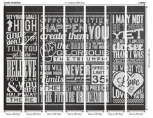Chalk Quotes Blackboard Mural (Large) by Origin Murals