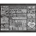 Chalk Quotes Blackboard Mural (Medium) by Origin Murals