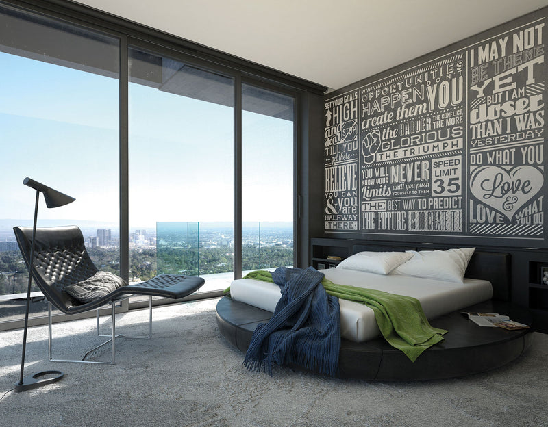 Chalk Quotes Blackboard Mural (Medium) by Origin Murals