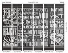 Chalk Quotes Blackboard Mural (Medium) by Origin Murals
