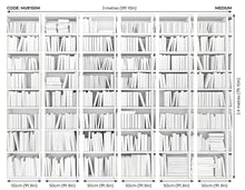 Library White Mural (Medium) by Origin Murals