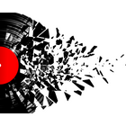 Smashed Vinyl Monochrome Mural (Large) by Origin Murals