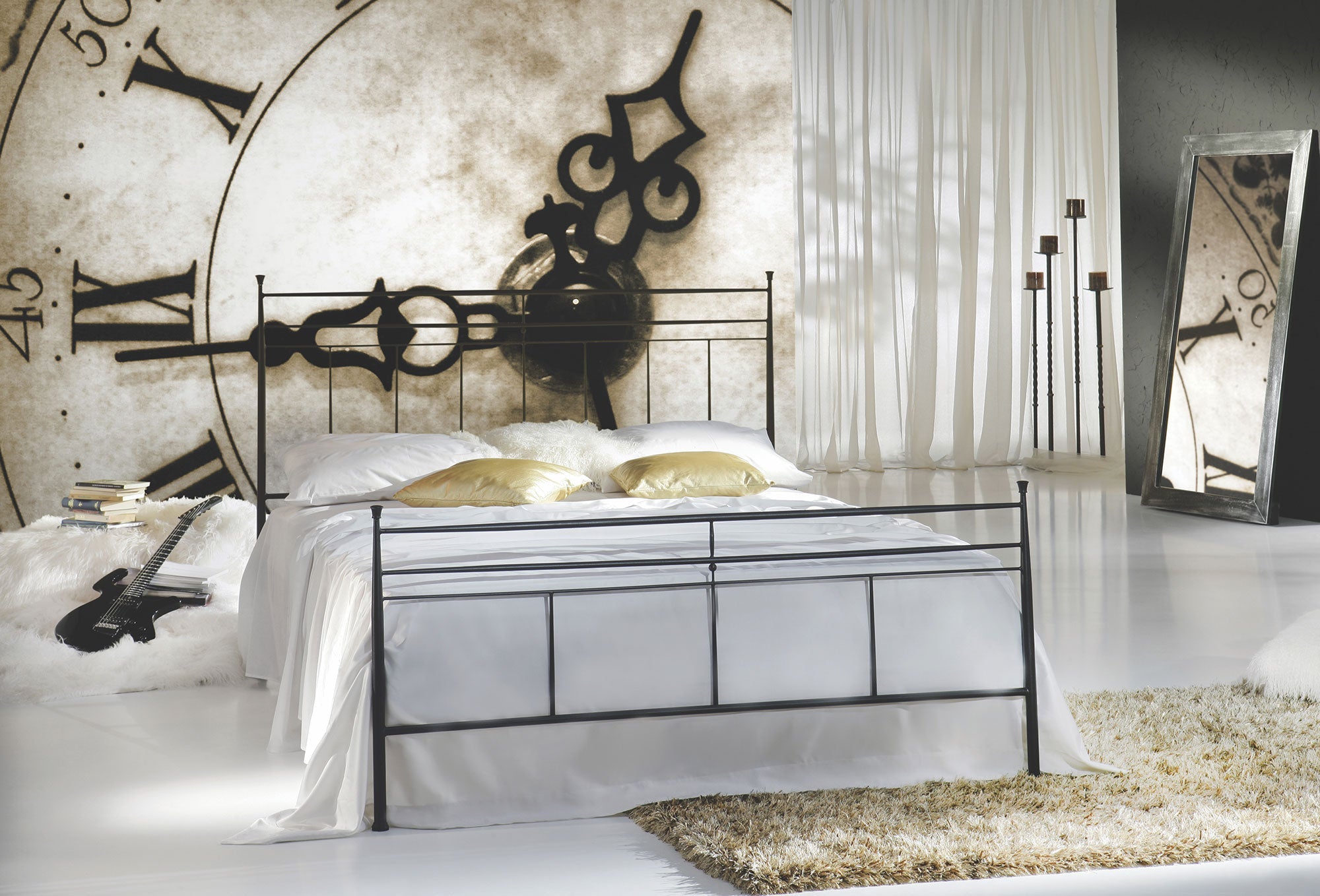 Timepiece Sepia Mural (Large) by Origin Murals