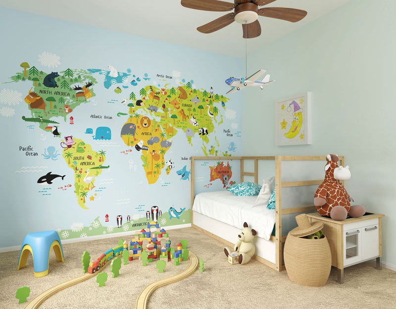 Whole Wide World Multi Mural (Medium) by Origin Murals