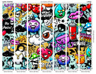 Graffiti Monster Multi Mural (Large) by Origin Murals