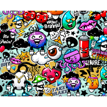 Graffiti Monster Multi Mural (Medium) by Origin Murals