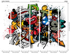 Spray Paint Multi Mural (Large) by Origin Murals