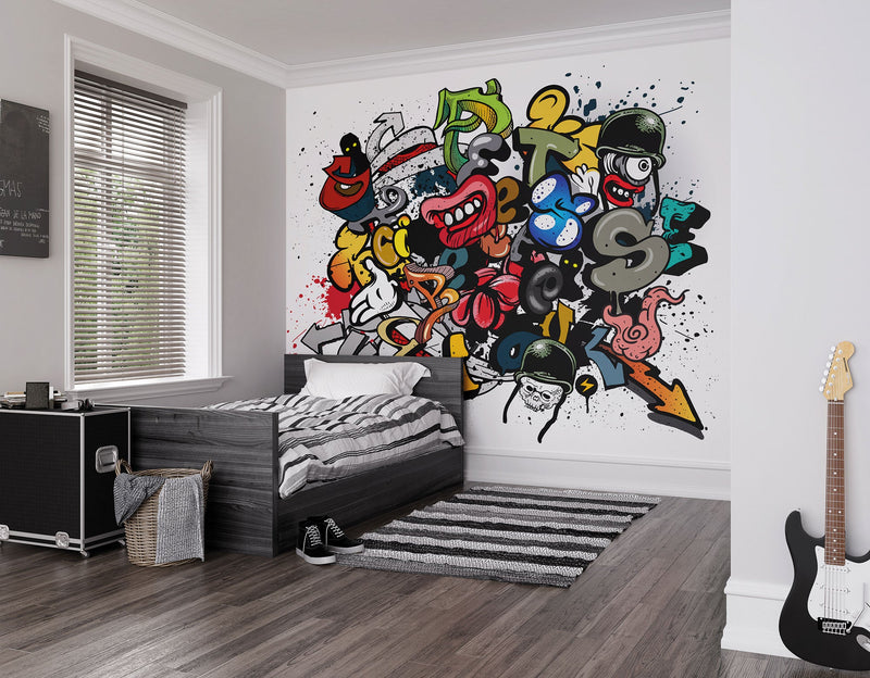 Spray Paint Multi Mural (Medium) by Origin Murals