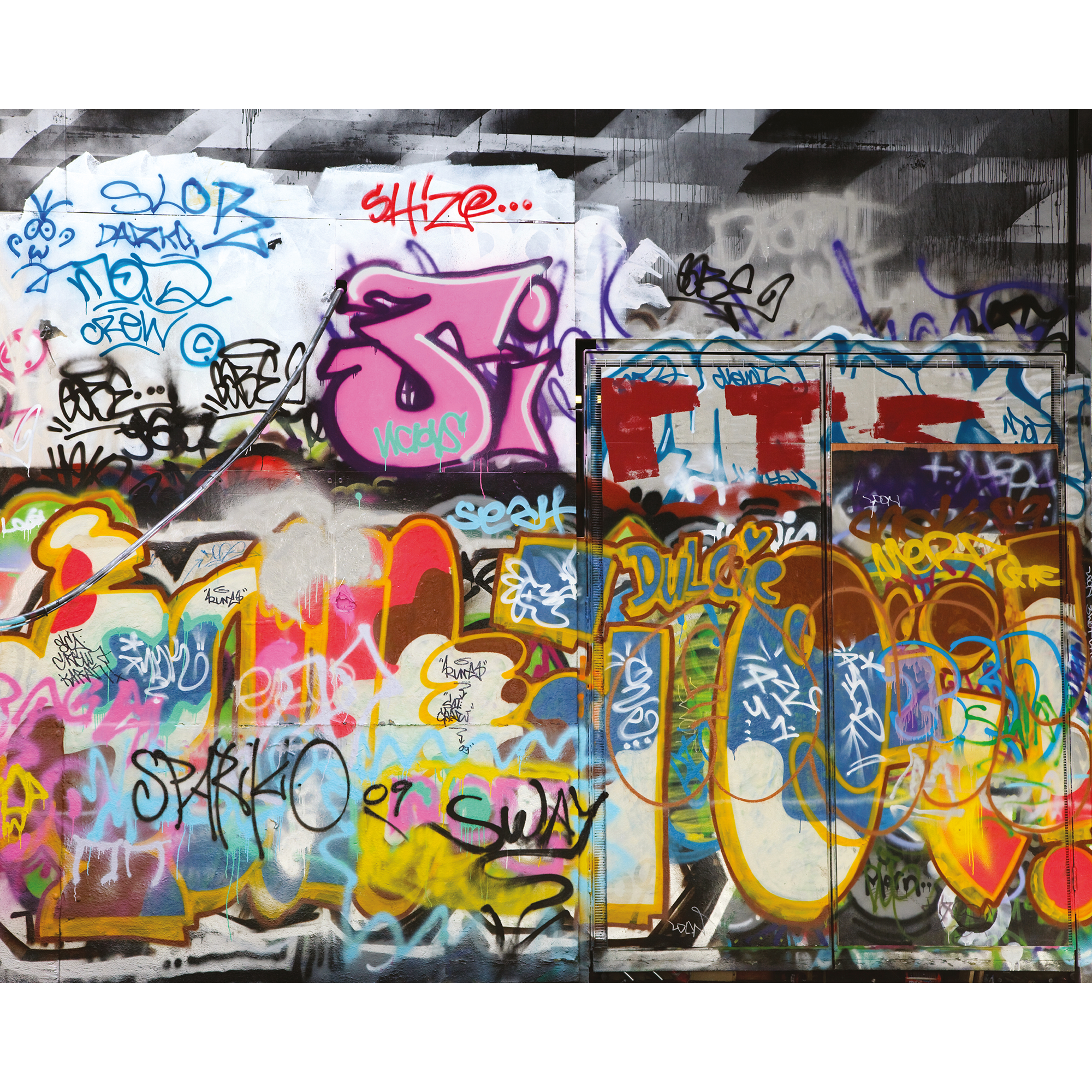 Urban Graffiti Multi Mural (Medium) by Origin Murals