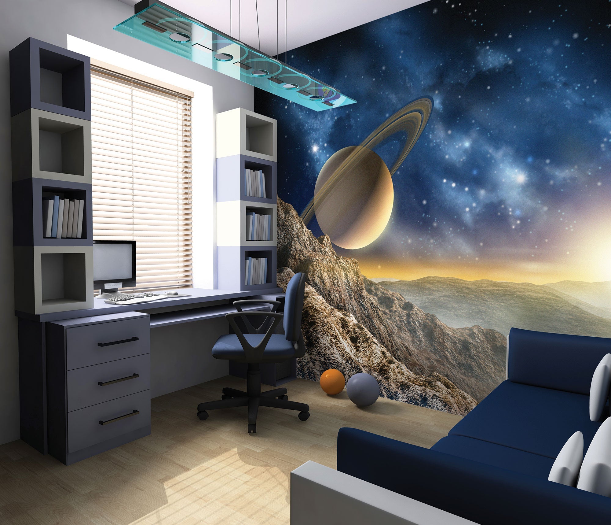 Galaxy Multi Mural (Medium) by Origin Murals