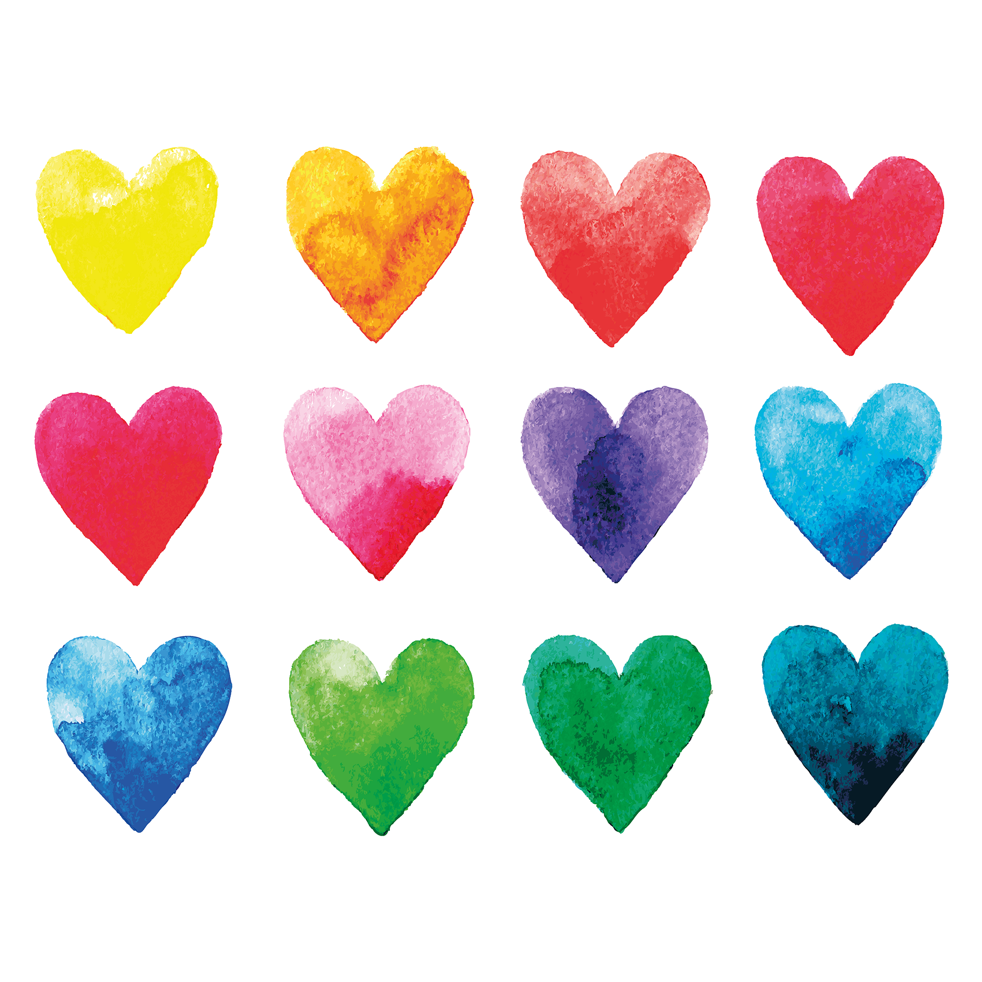 Colour My Heart Multi Mural (Large) by Origin Murals