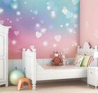 Sweet Hearts Pastel Mural (Medium) by Origin Murals