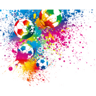 Football Splash Multi Mural (Large) by Origin Murals