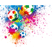Football Splash Multi Mural (Large) by Origin Murals