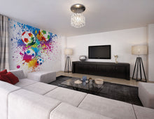 Football Splash Multi Mural (Medium) by Origin Murals