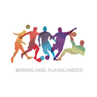 Geo Footballers Multi Mural (Medium) by Origin Murals